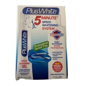 Plus White 5 Minute Speed Whitening System Stain Guard New Unopened Box